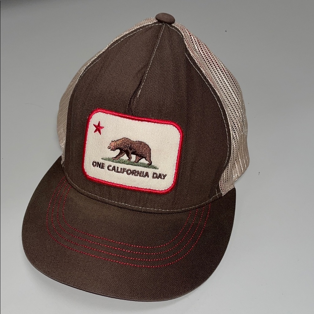 Toes on the Nose “One California Day” Brown Trucker Hat
